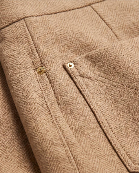 MAX MARA UGOLA PANTALONE PALAZZO CAMMELLO