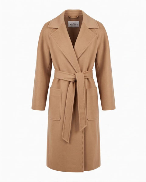 MAX MARA READY CAPPOTTO LUNGO LANA CAMMELLO