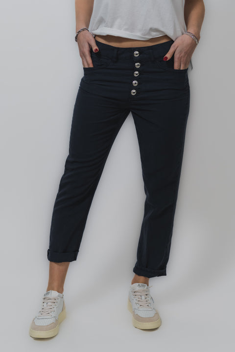 DONDUP KOONS BULL DENIM BOTTONI GIOIELLO