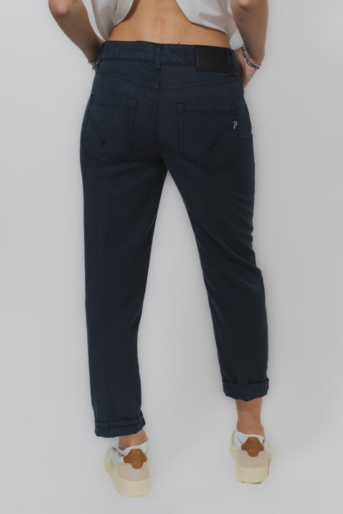 DONDUP KOONS BULL DENIM BOTTONI GIOIELLO