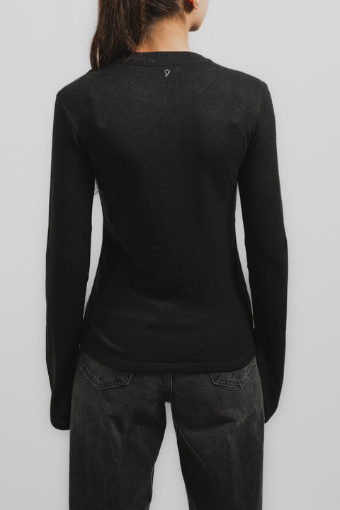 DONDUP MAGLIA GIROCOLLO VISCOSA