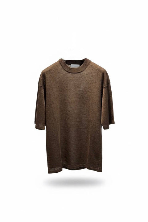 ROBERTO COLLINA T-SHIRT OVERE LINO