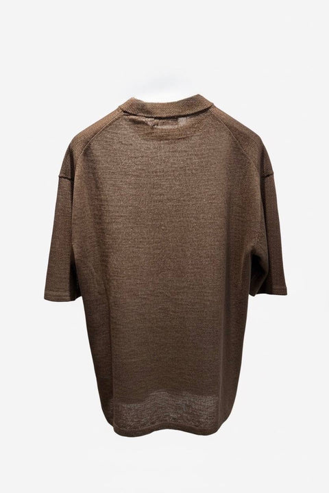 ROBERTO COLLINA T-SHIRT OVERE LINO