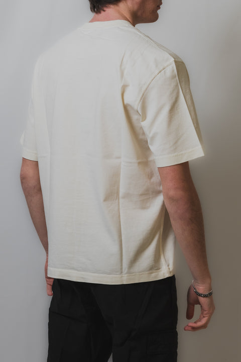 STONE ISLAND T-SHIRT REGULAR FIT JERSEY CON PATCH LOGO SUL PETTO