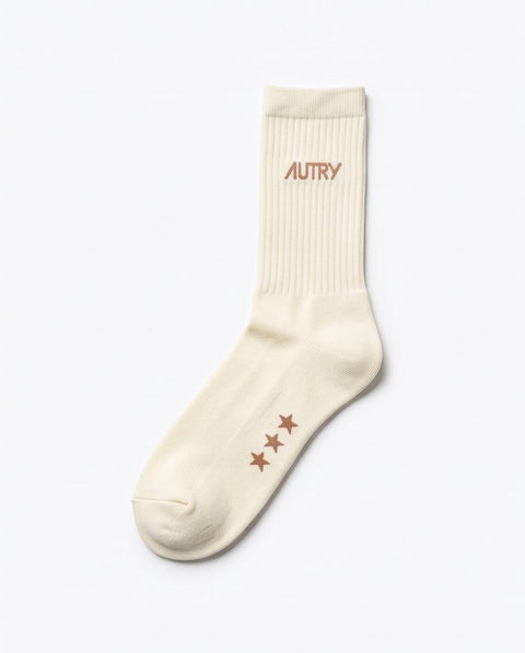 AUTRY CALZINO COTONE LOGO