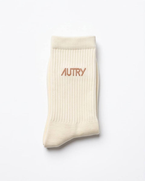 AUTRY CALZINO COTONE LOGO