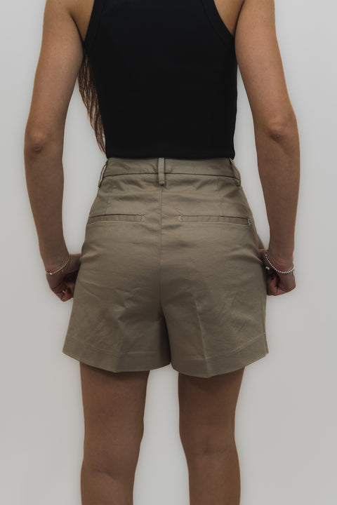 DONDUP LORI BERMUDA PINCES POPELINE