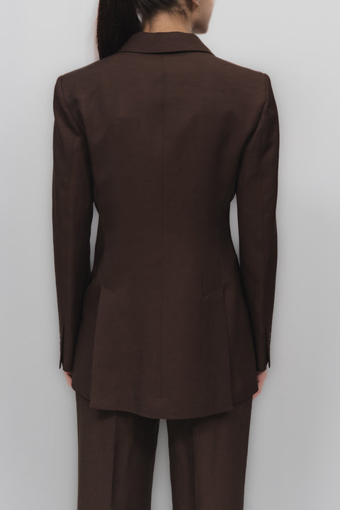 PAROSH GIACCA DOPPIOPETTO MISTO LINO