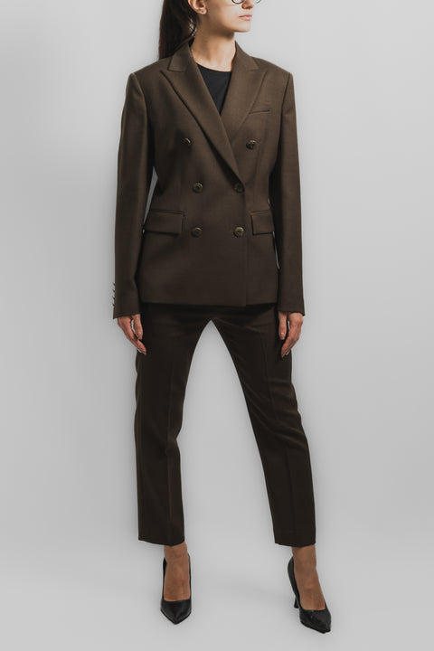 DONDUP NIMA PANTALONE BOTTONI METALLO LANA