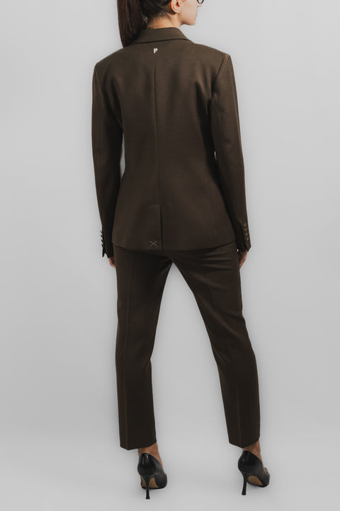 DONDUP NIMA PANTALONE BOTTONI METALLO LANA