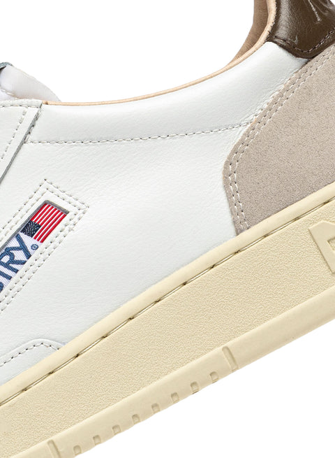 AUTRY SNEAKER PELLE E SUEDE TAB LOGO