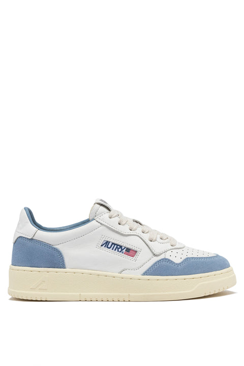 AUTRY SNEAKER BICOLOR PELLE E SUEDE TAB LOGO