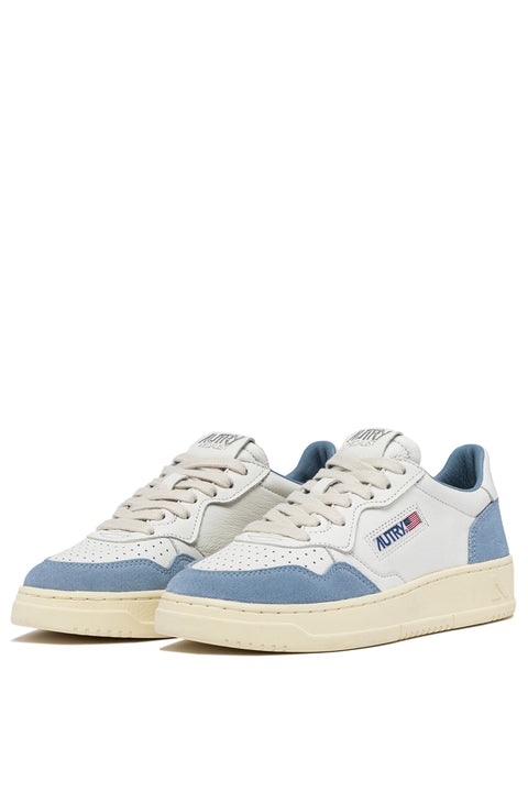 AUTRY SNEAKER BICOLOR PELLE E SUEDE TAB LOGO