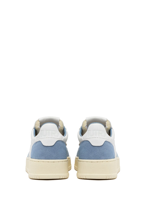 AUTRY SNEAKER BICOLOR PELLE E SUEDE TAB LOGO