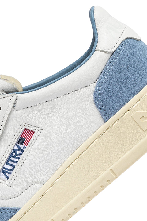 AUTRY SNEAKER BICOLOR PELLE E SUEDE TAB LOGO