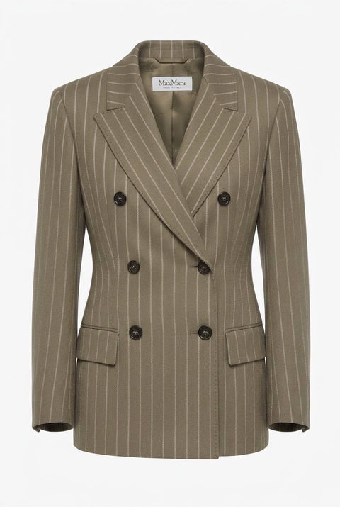 MAX MARA BALTA GIACCA DOPPIOPETTO LANA E VISCOSA