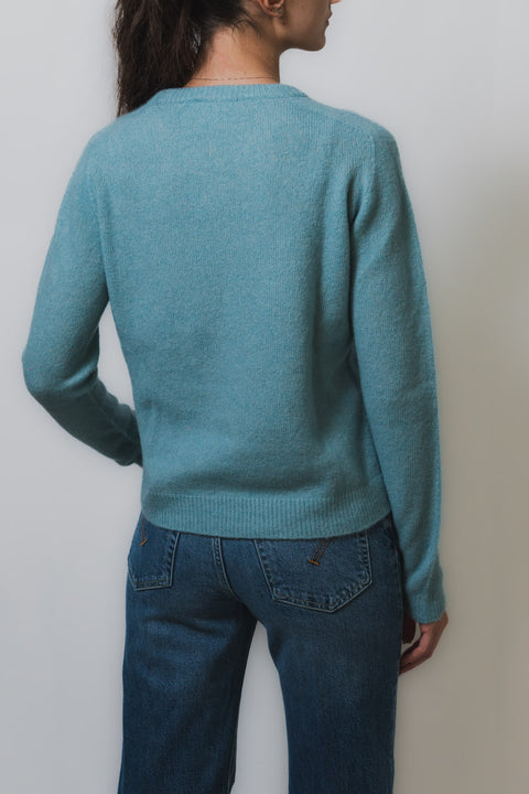 ROBERTO COLLINA MAGLIA GIROCOLLO CASHMERE SETA