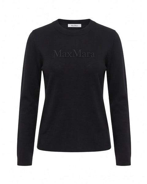 MAX MARA MANTO MAGLIA JACQUARD LOGO