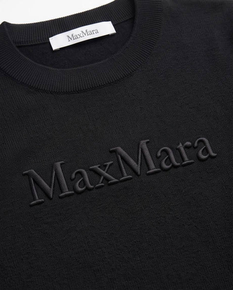 MAX MARA MANTO MAGLIA JACQUARD LOGO