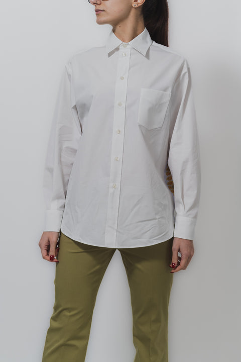 ETRO CAMICIA POPELINE CON SCHIENA SETA STAMPA GARDEN