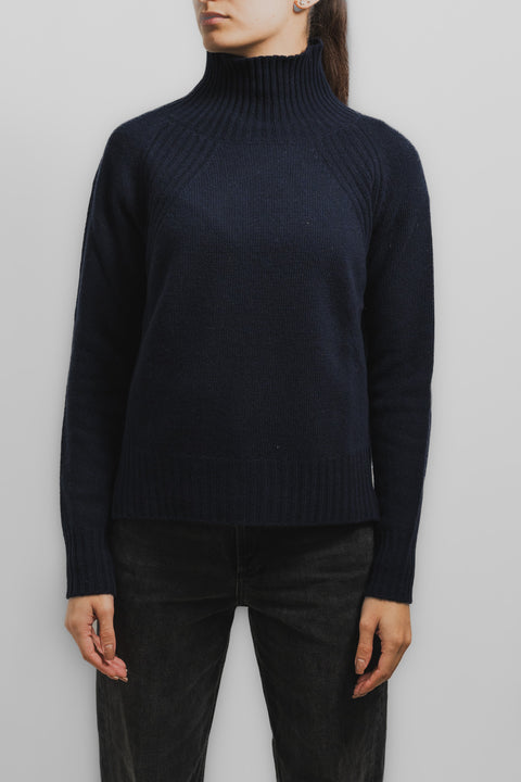 DONDUP MAGLIA COLLO VULCANO MISTO CASHMERE