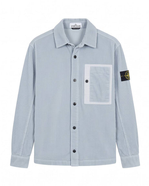 STONE ISLAND CAMICIA OVER VELLUTO