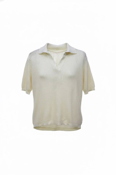 ROBERTO COLLINA POLO MISTO COTONE