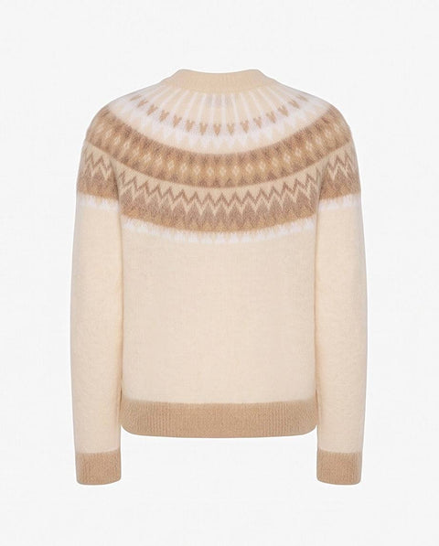 MAX MARA STUDIO GLASSA MAGLIA MOHAIR JACQUARD