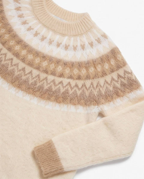 MAX MARA STUDIO GLASSA MAGLIA MOHAIR JACQUARD