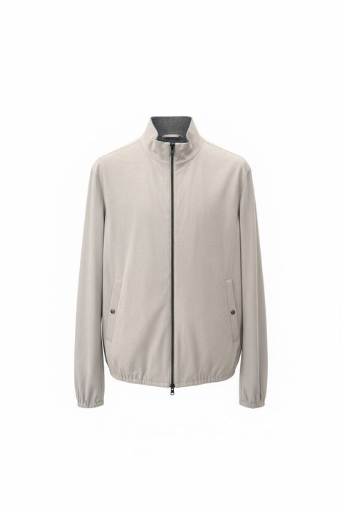 HERNO BOMBER ECO SUEDE DOPPIATO