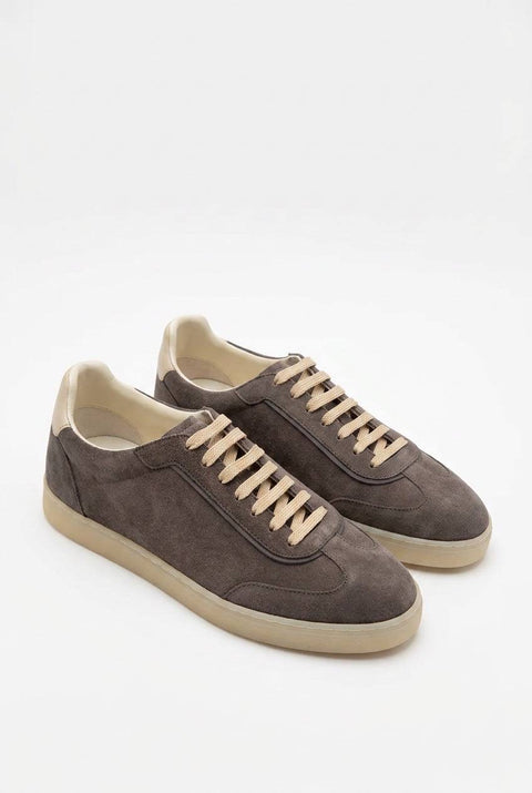 BRUNELLO CUCINELLI SNEAKER SUEDE FONDO GOMMA