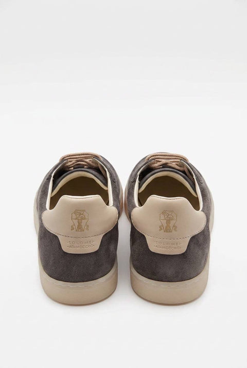 BRUNELLO CUCINELLI SNEAKER SUEDE FONDO GOMMA