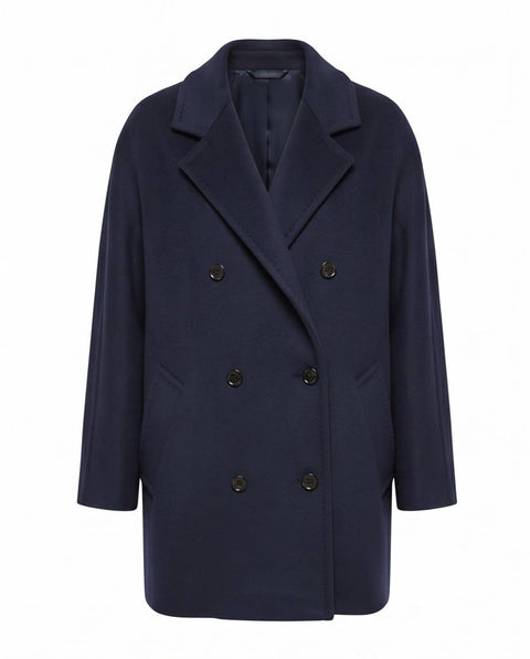 MAX MARA REBUS GIACCONE DOPPIOPETTO LANA E CASHMERE