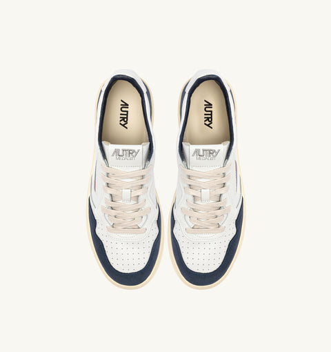 AUTRY SNEAKER PELLE SUEDE BICOLOR LOGO
