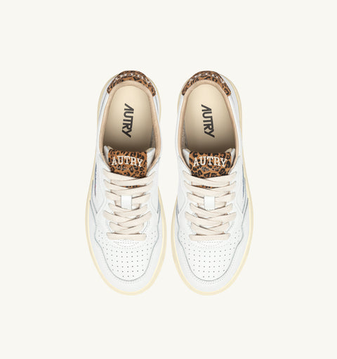 AUTRY SNEAKER PELLE TAB CAMOUFLAGE LOGO