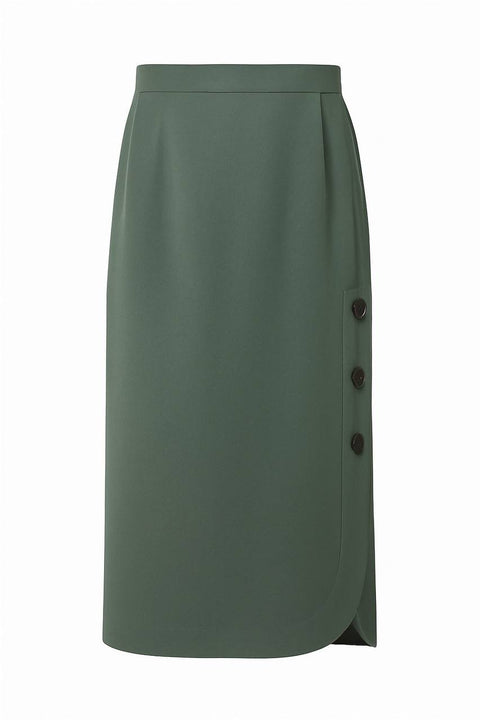 MAX MARA STUDIO PIRANIA GONNA LUNGA CANVAS VISCOSA E LINO