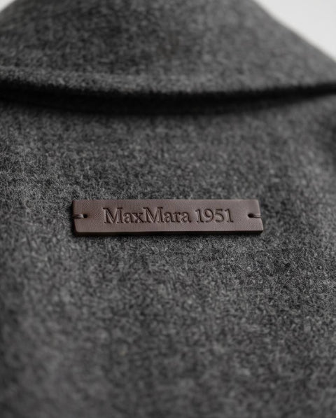 MAX MARA RAPACE OVERSHIRT BOTTONI METALLO FLANELLA