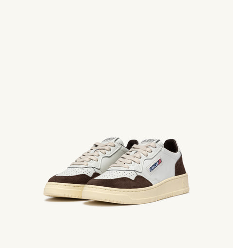 AUTRY SNEAKER PELLE SUEDE BICOLOR LOGO