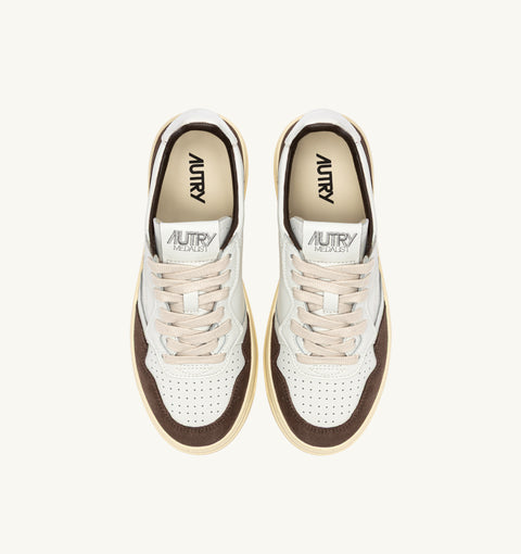 AUTRY SNEAKER PELLE SUEDE BICOLOR LOGO