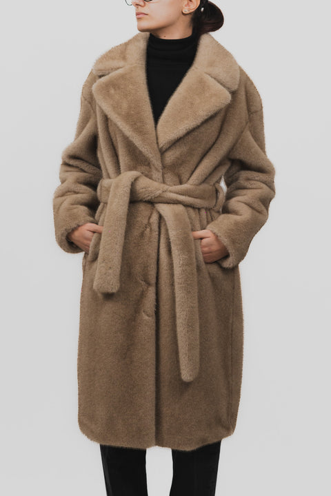 HERNO PELLICCIA 3/4 ECOVISONE