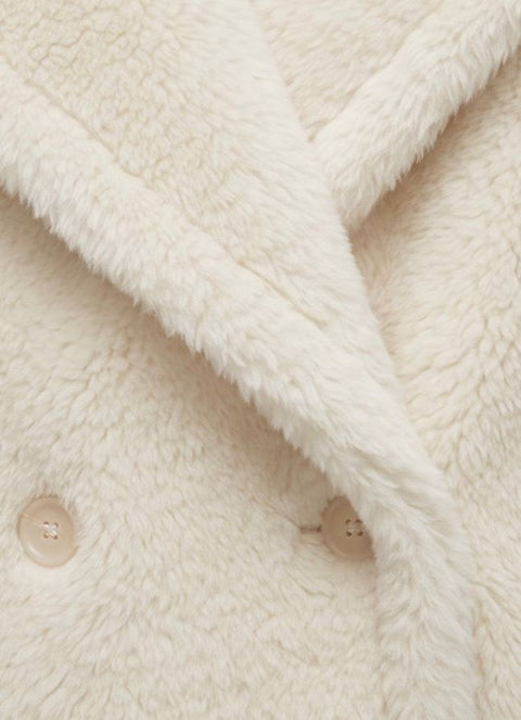 MAX MARA ALCUNO TEDDY CORTO ALPACA SETA E CASHMERE