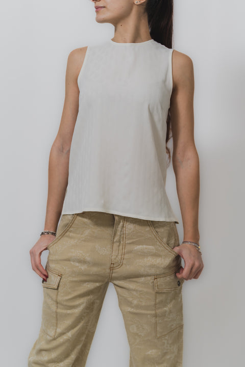 ETRO TOP SETA JACQUARD PESLEY