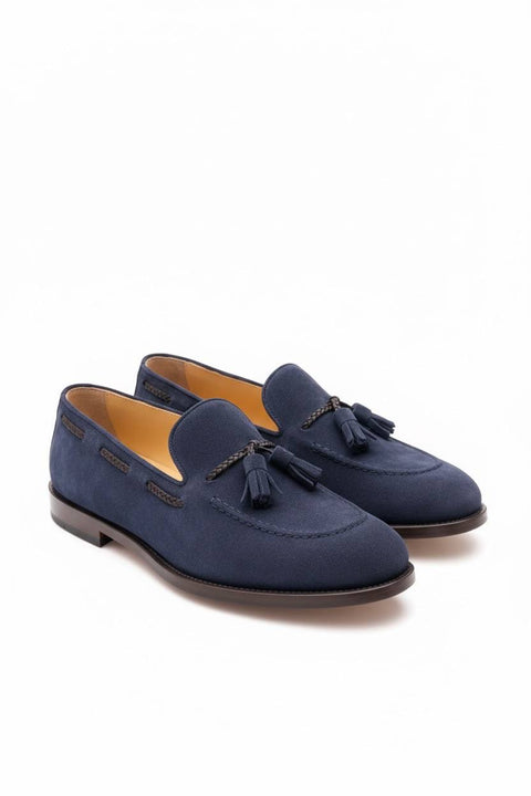 BRUNELLO CUCINELLI MOCASSINO SUEDE NAPPINE
