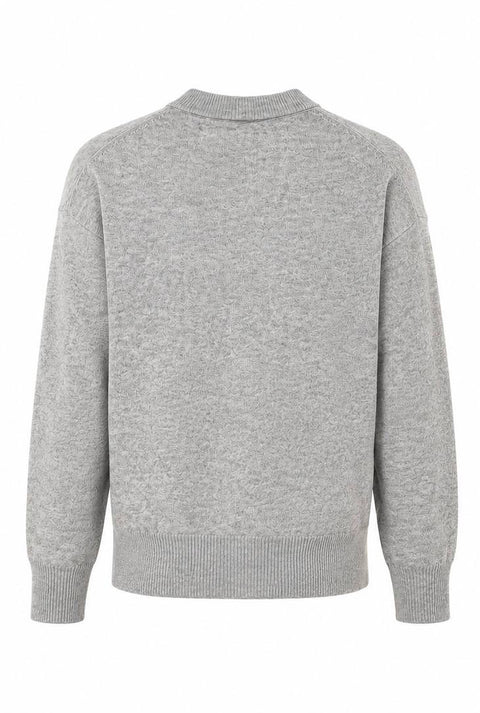 BRUNELLO CUCINELLI MAGLIA V NEK OVER CASHMERE