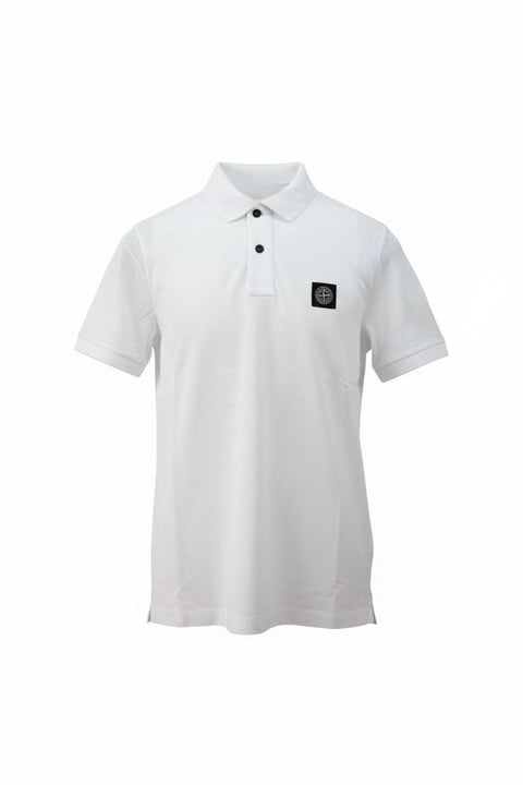 STONE ISLAND POLO PIQUET LOGO