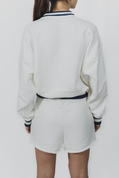 AUTRY FELPA LOGO CON PERLE