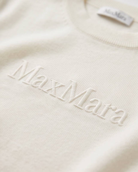 MAX MARA MANTO MAGLIA JACQUARD LOGO