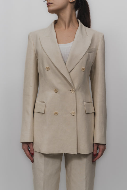 PAROSH GIACCA DOPPIOPETTO MISTO LINO