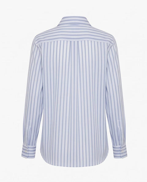 MAX MARA STUDIO FLIRT CAMICIA BACCHETTATA SETA