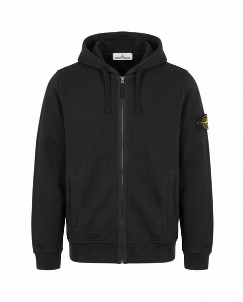 STONE ISLAND FELPA CAPPUCCIO FULL ZIP